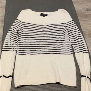 Express Long Sleeve Strips sweater